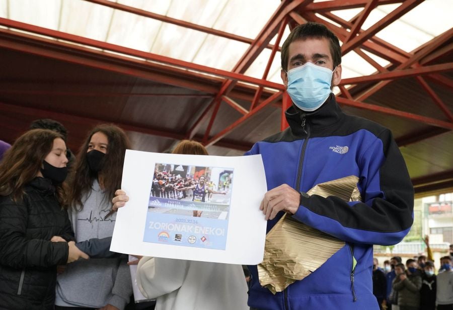 Fotos: Homenaje al profesor txapeldun