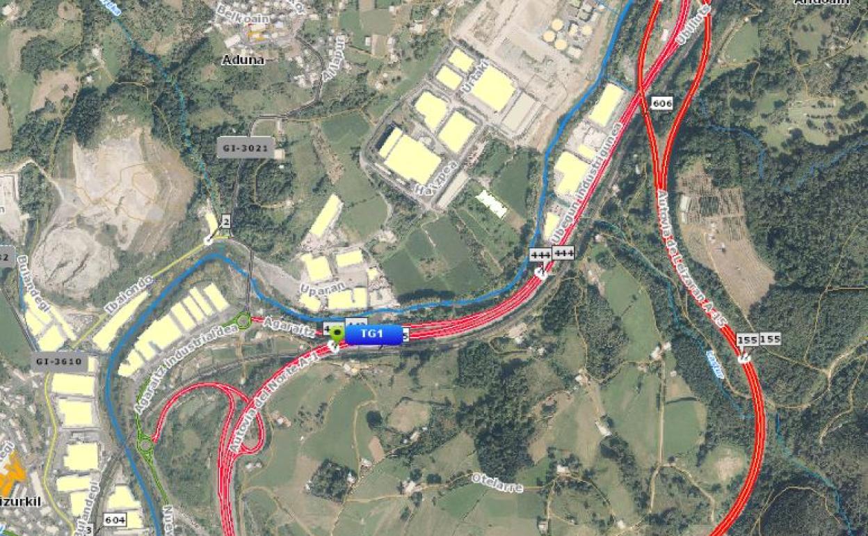 La N-I recupera la normalidad en Villabona tras las retenciones provocadas por un accidente en sentido Irun