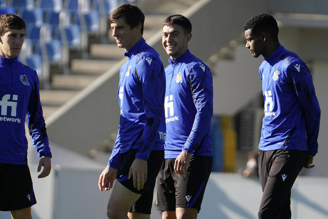Fotos: Las mejores imágenes del entrenamiento de la Real Sociedad