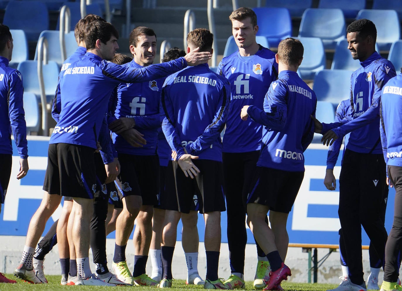 Fotos: Las mejores imágenes del entrenamiento de la Real Sociedad