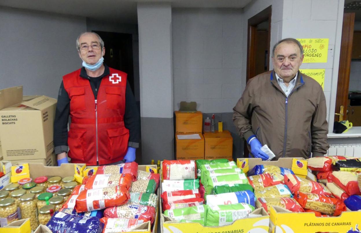 Lotes de alimentos que no faltaron ni en el confinamiento. 