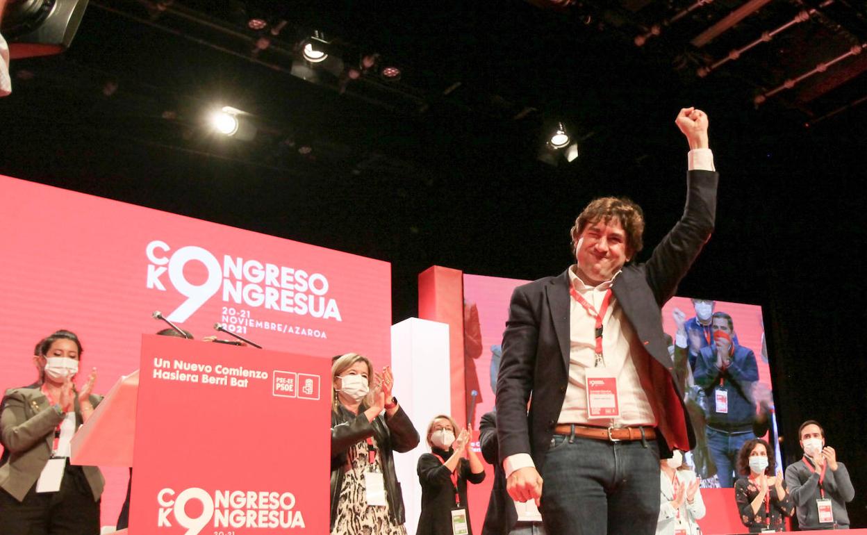 Eneko Andueza es ya oficialmente nuevo secretario general del PSE