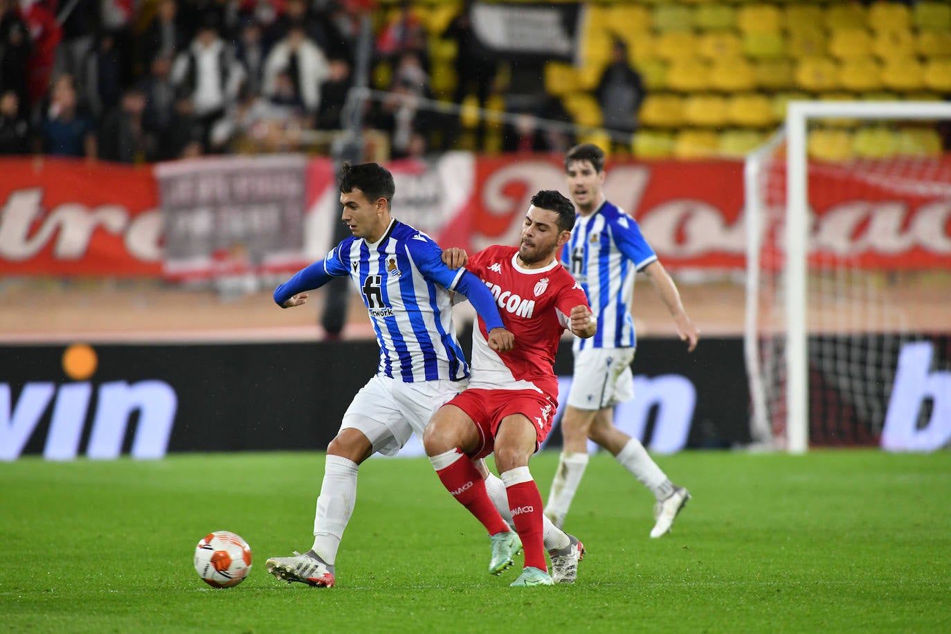 Fotos del partido entre el Mónaco y la Real Sociedad