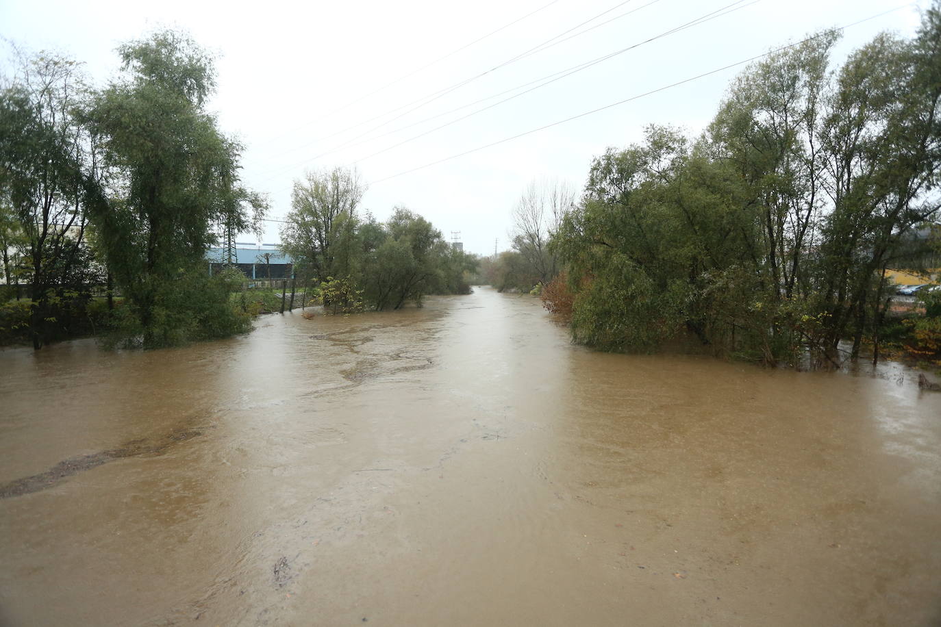 El río Urumea a su paso por Hernani. 