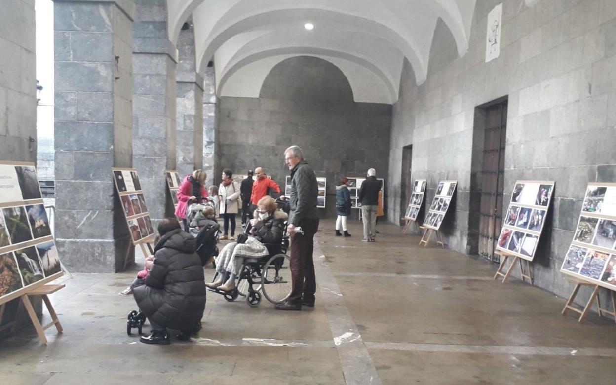 Asteburuan zehar argazki erakusketa ikusi ahal izan da Kontzejupean. 