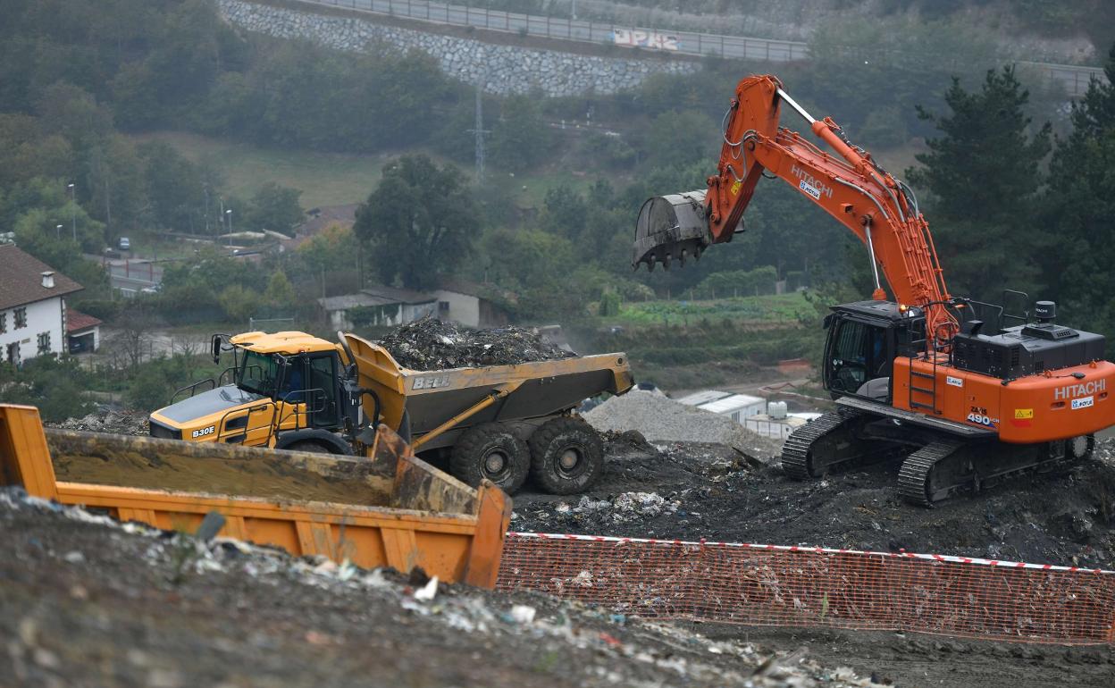 Los trabajos en Zaldibar ya se han clausurado. 