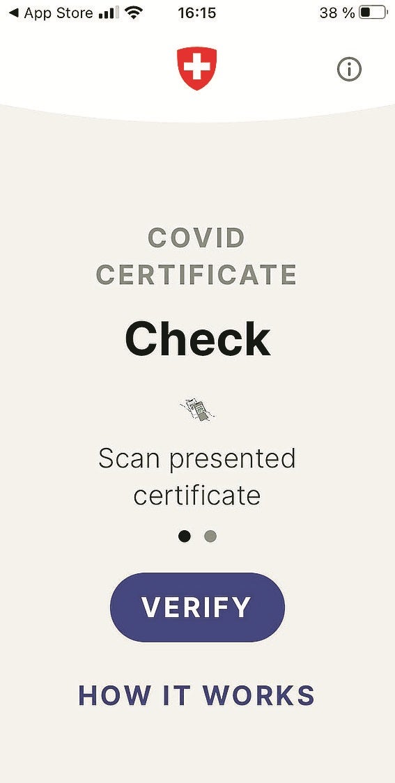Imagen - La aplicación que van a utilizar los hosteleros vascos, como los navarros, es suiza.