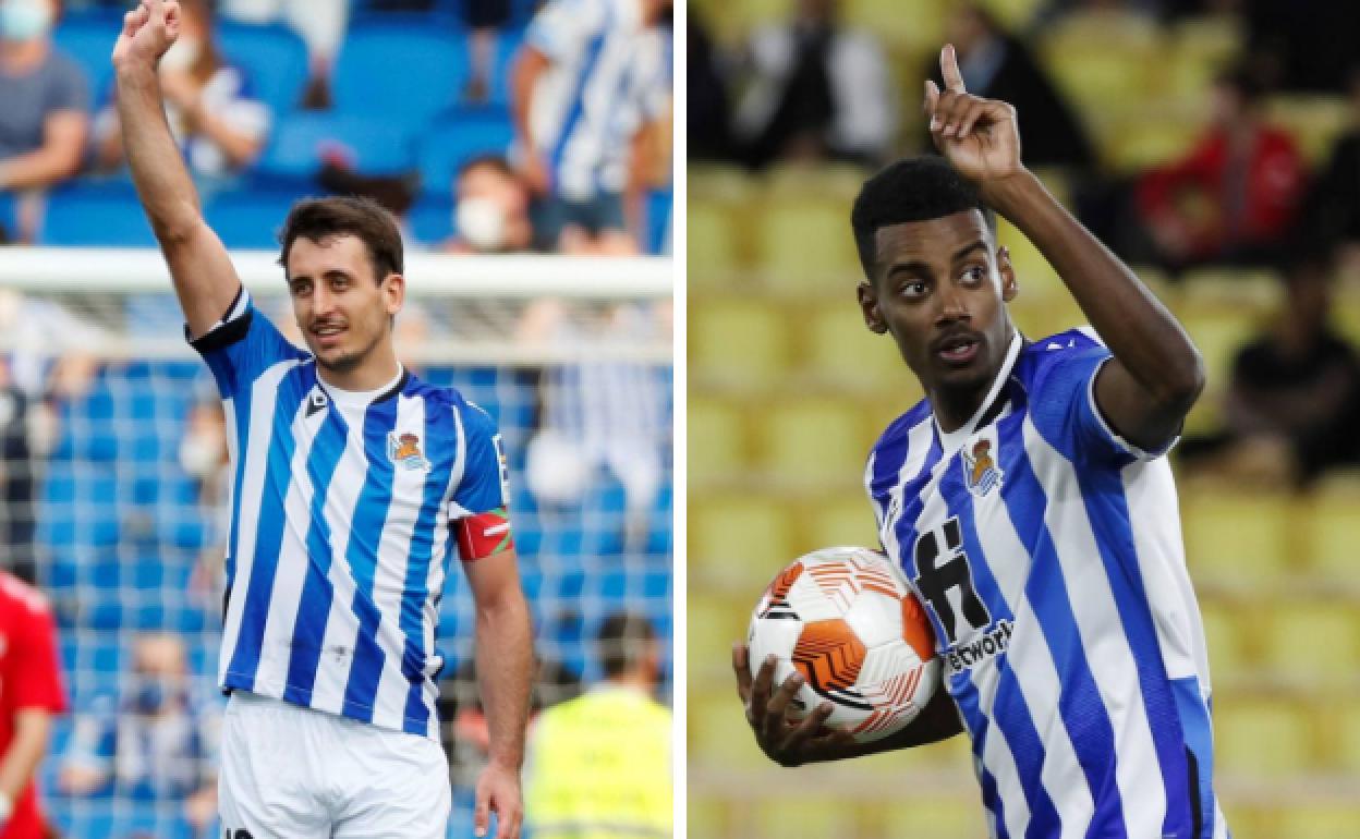 Mikel Oyarzabal y Alexander Isak