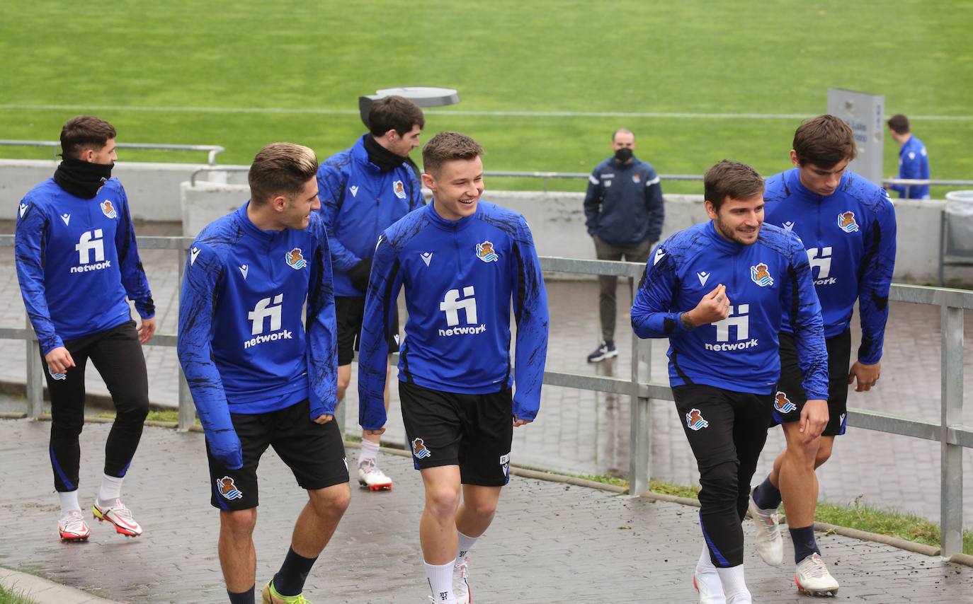 Fotos: Último entrenamiento antes de recibir al Real Madrid