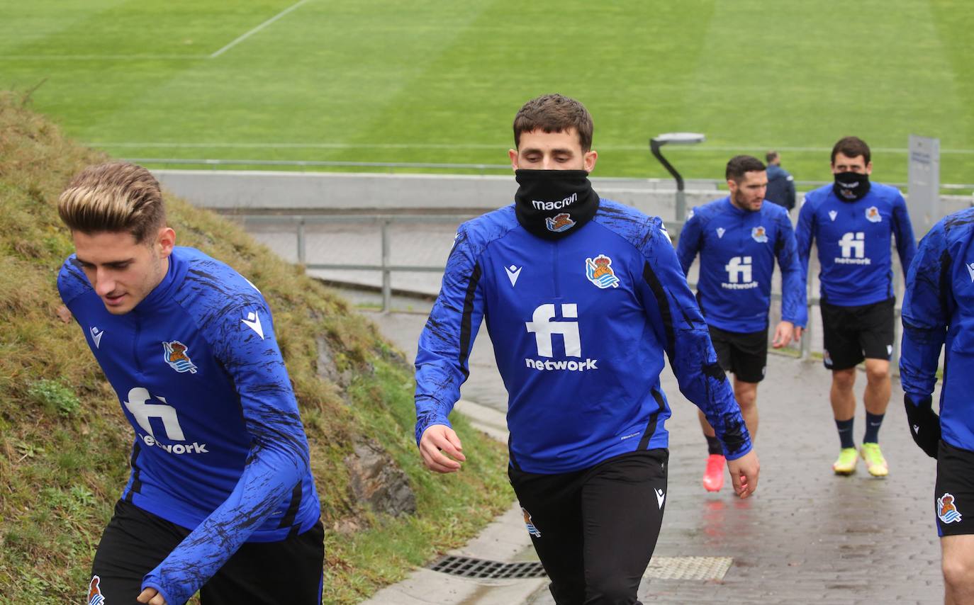 Fotos: Último entrenamiento antes de recibir al Real Madrid