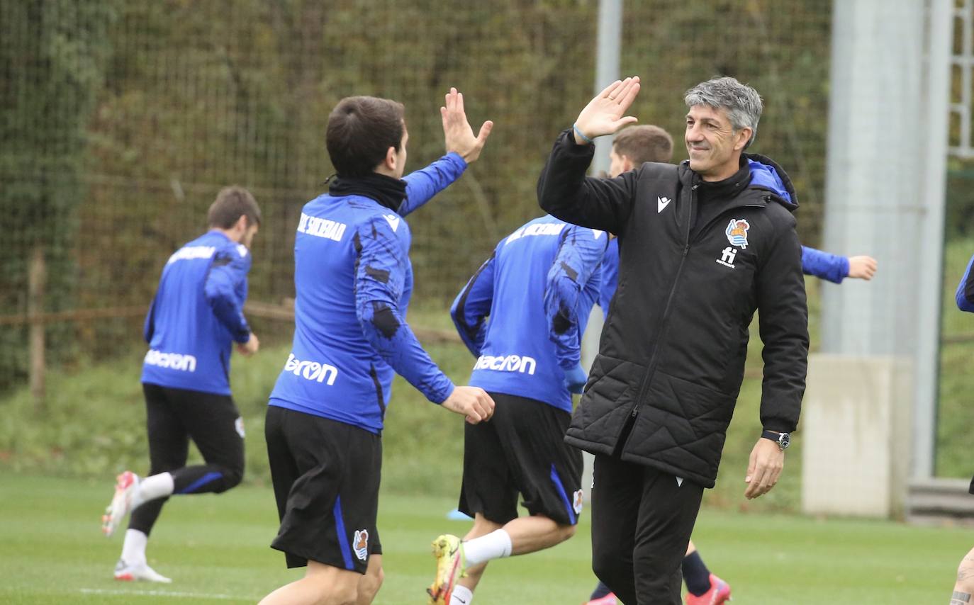 Fotos: Último entrenamiento antes de recibir al Real Madrid