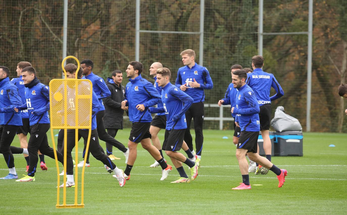 Fotos: Último entrenamiento antes de recibir al Real Madrid