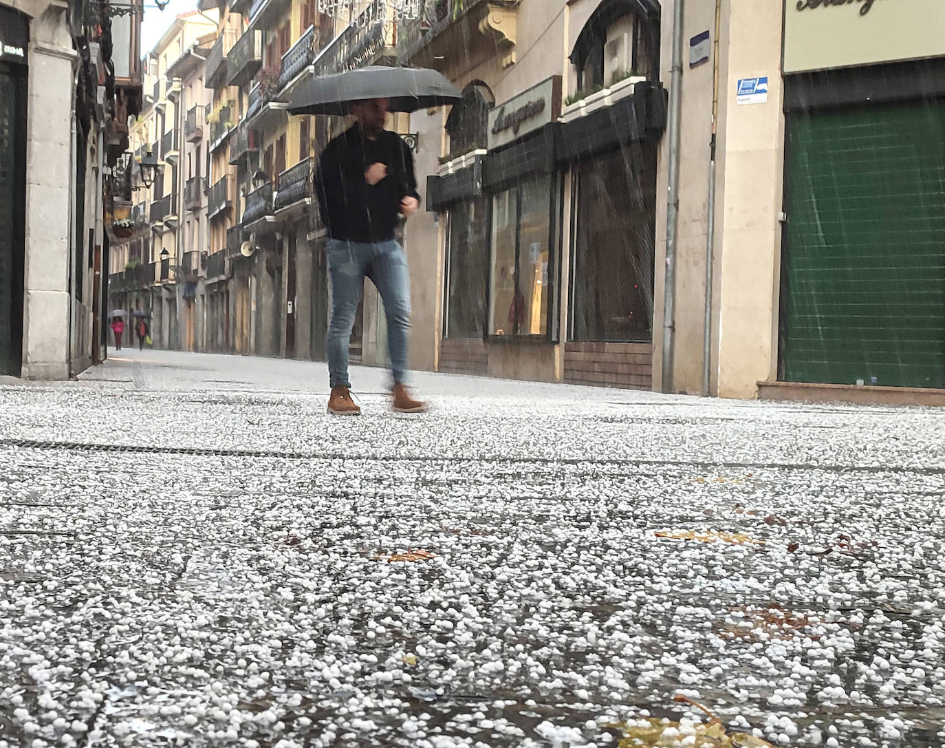 Granizo en Tolosa