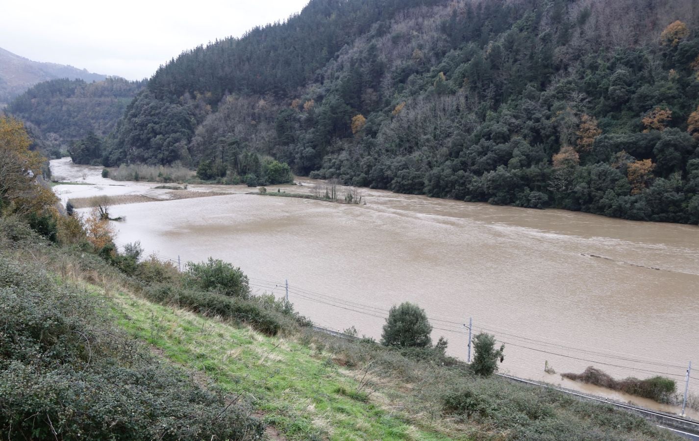 Fotos: Inundaciones en Deba por la crecida del río