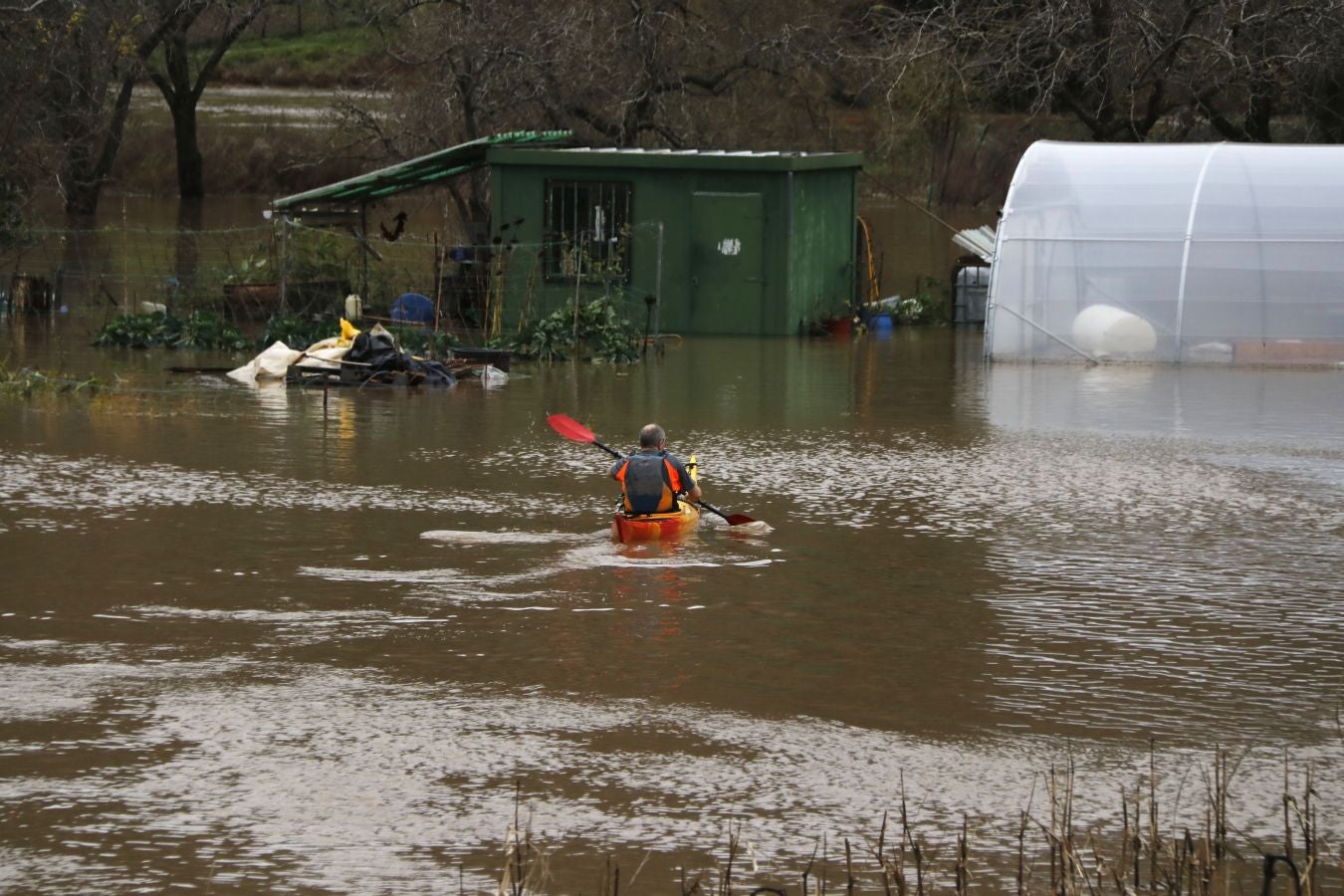 Fotos: Inundaciones en Deba por la crecida del río