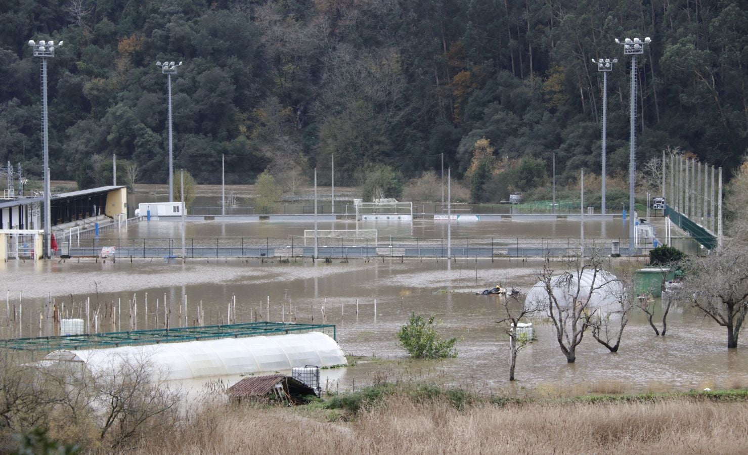Fotos: Inundaciones en Deba por la crecida del río