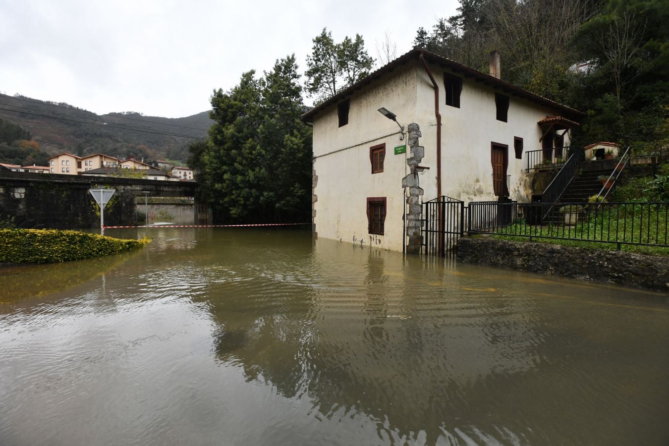 Fotos de las inundaciones en Mendaro
