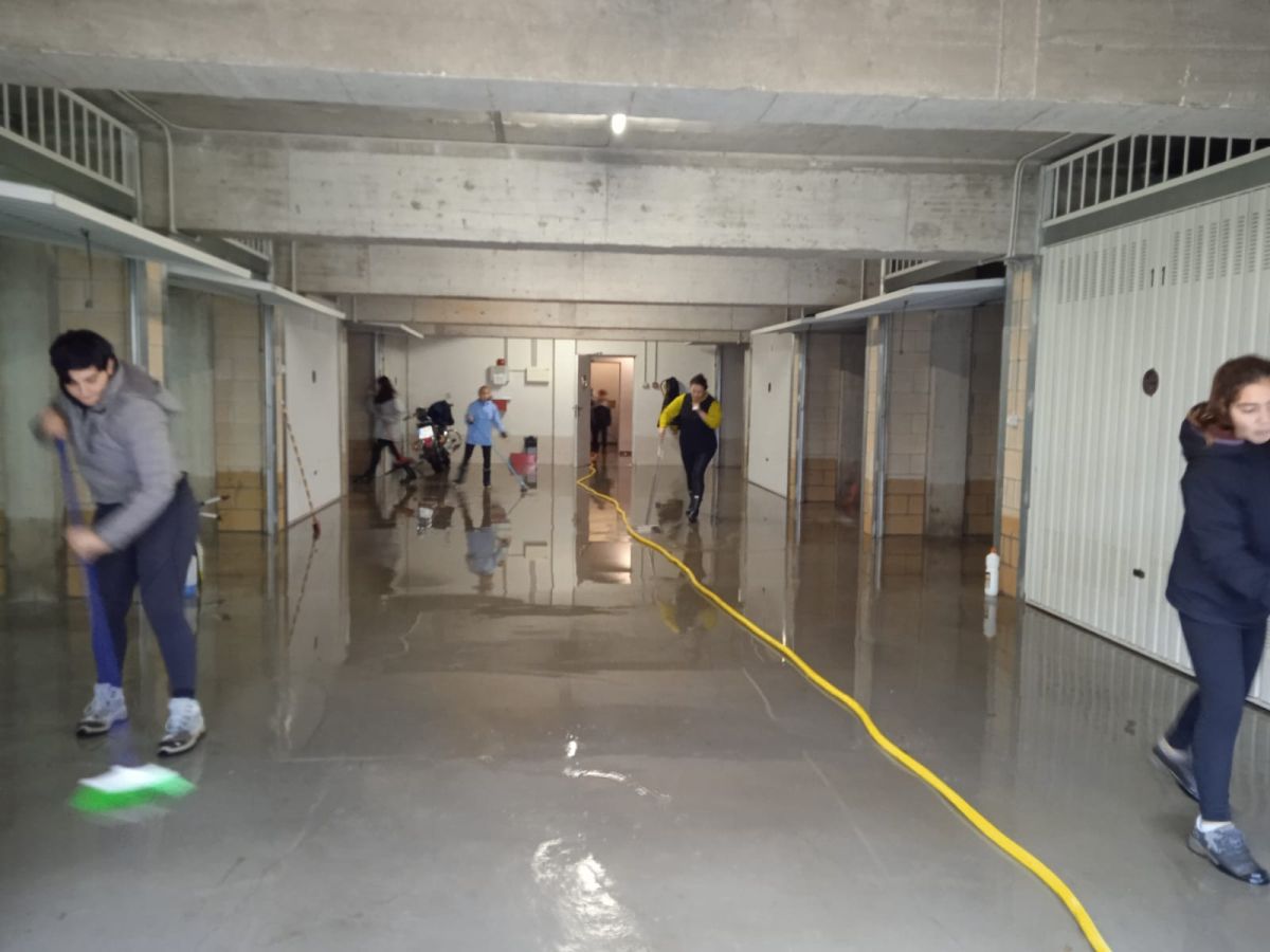 Fotos de las inundaciones en Mendaro