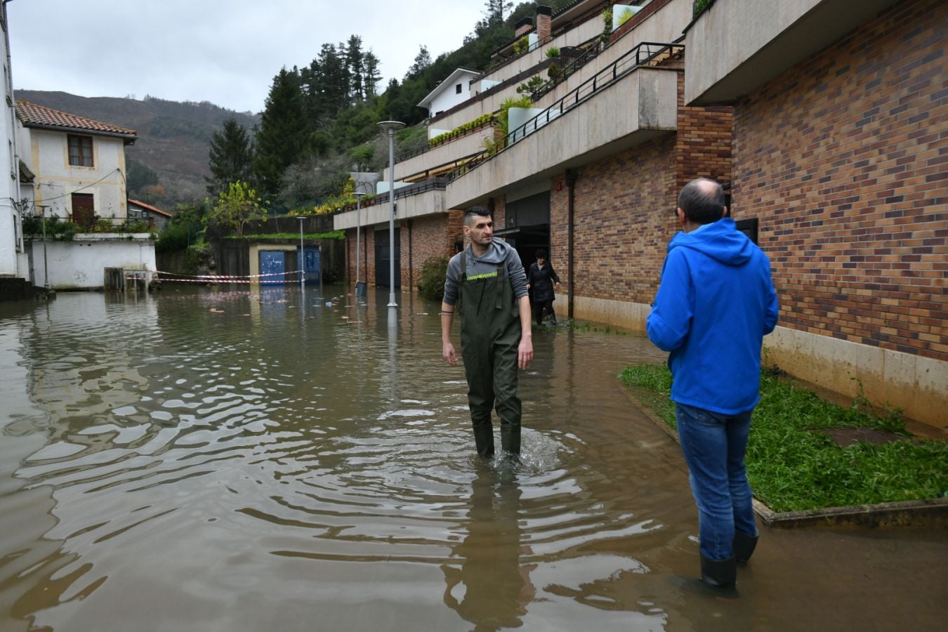 Fotos de las inundaciones en Mendaro