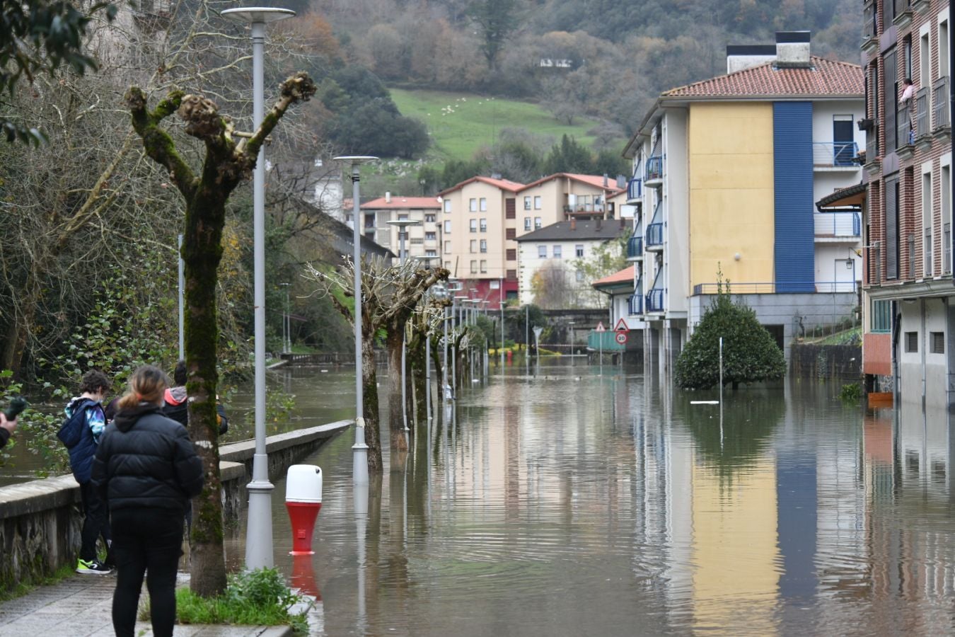 Fotos de las inundaciones en Mendaro