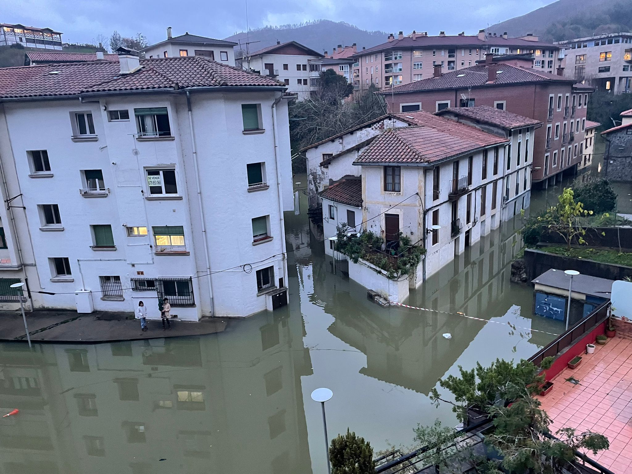 Fotos de las inundaciones en Mendaro