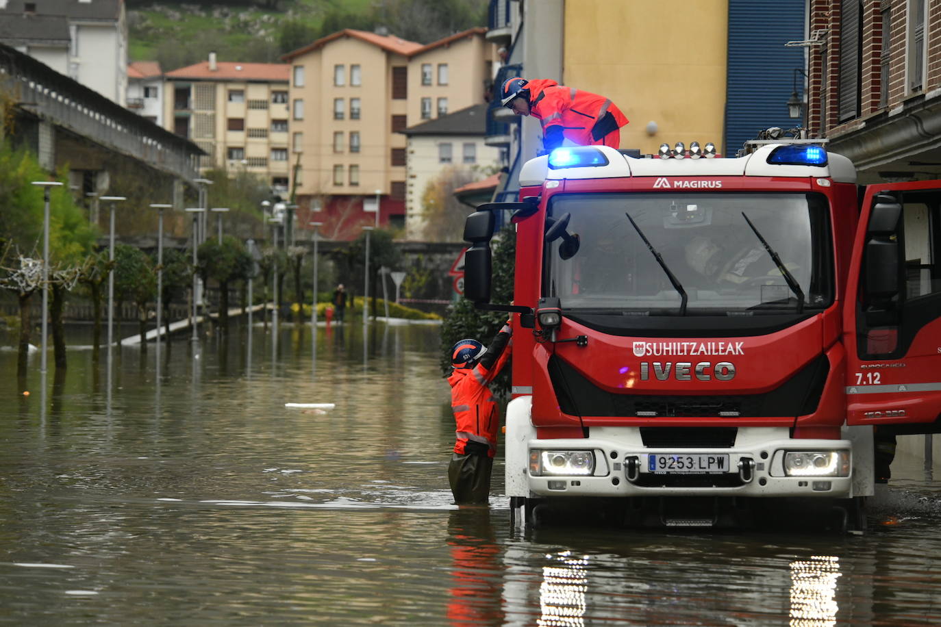 Fotos de las inundaciones en Mendaro