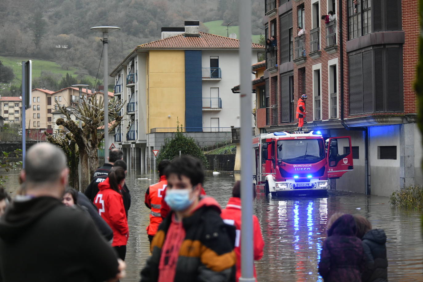 Fotos de las inundaciones en Mendaro