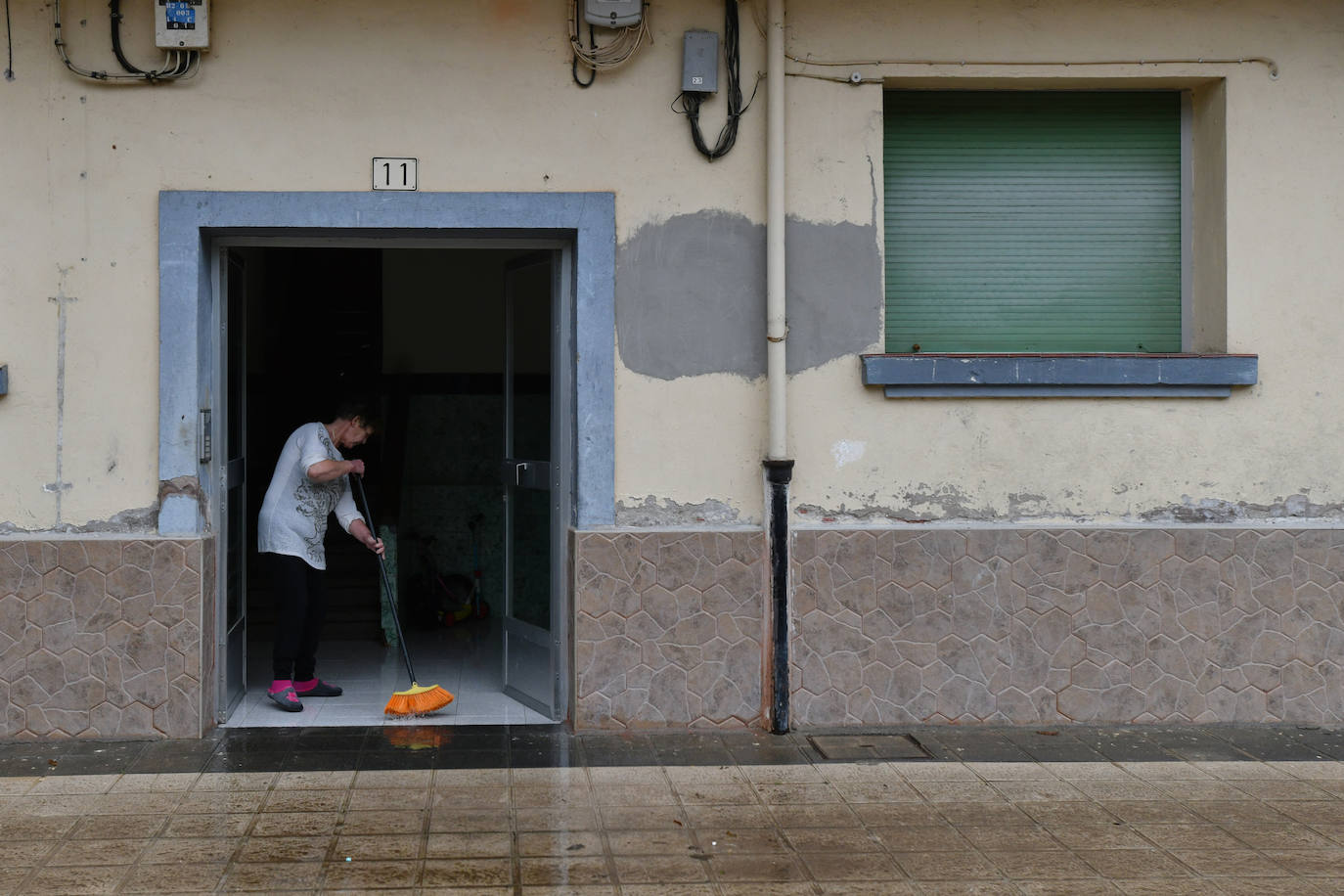 Fotos de las inundaciones en Mendaro