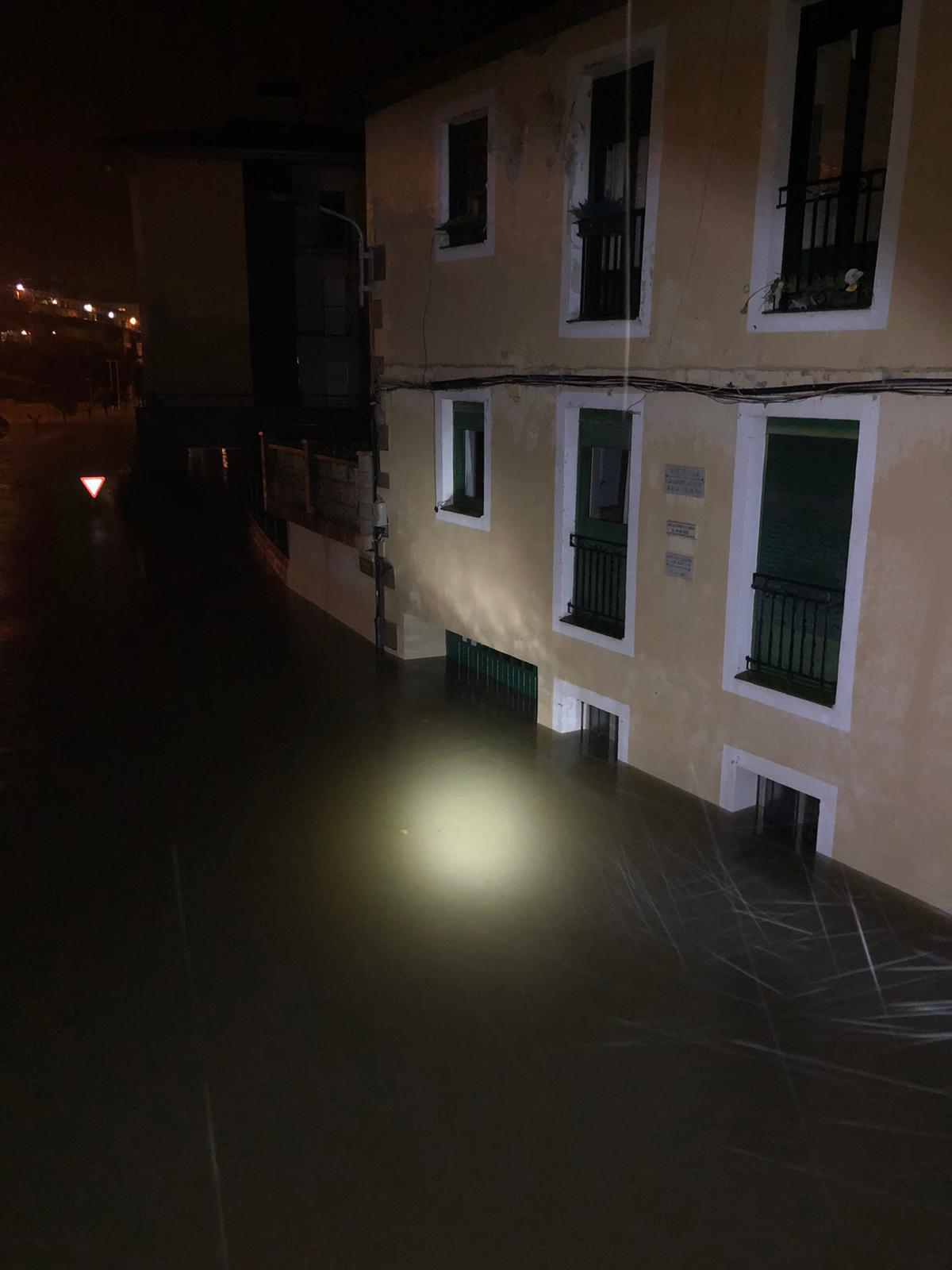Fotos de las inundaciones en Mendaro