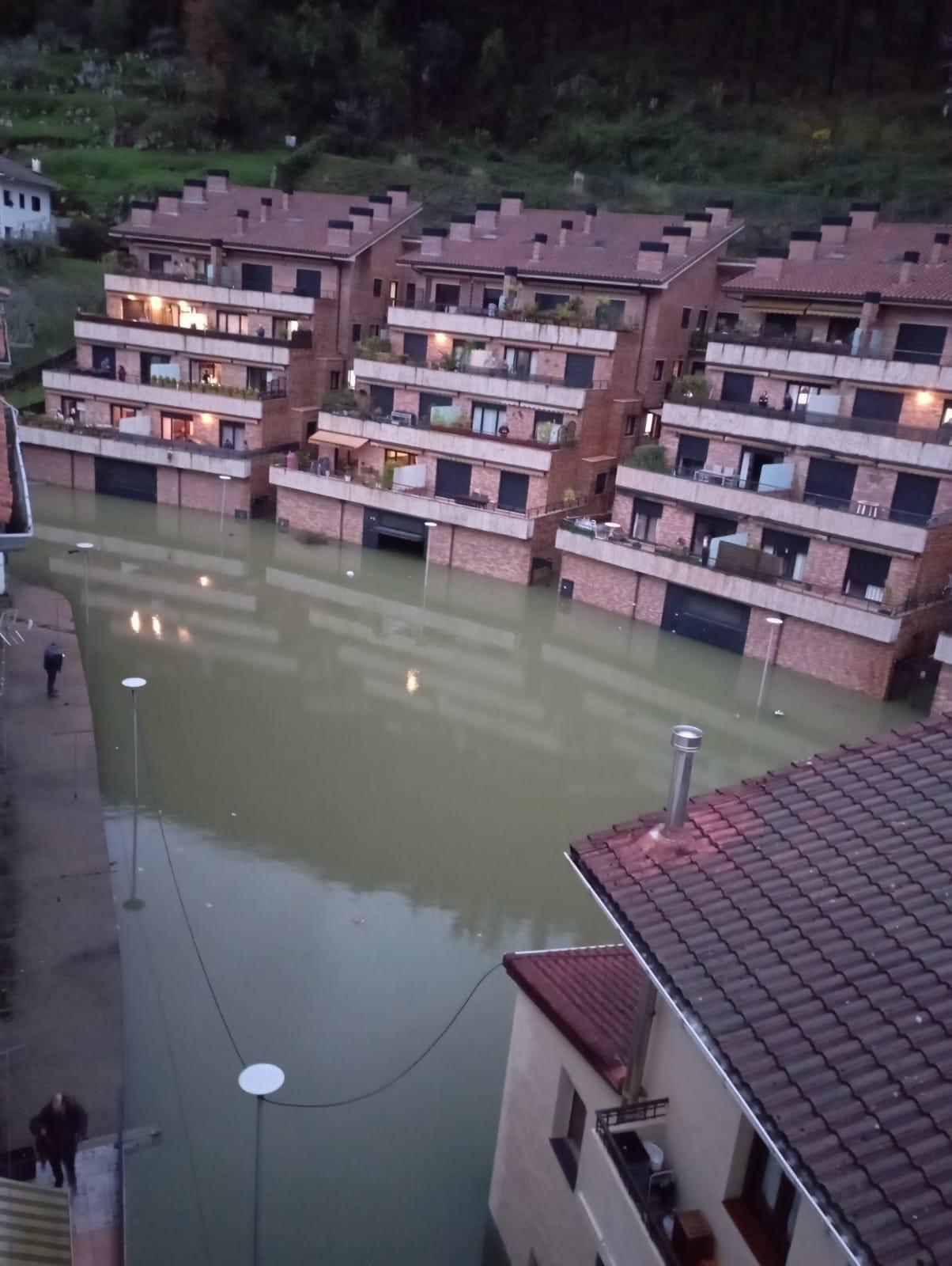 Fotos de las inundaciones en Mendaro
