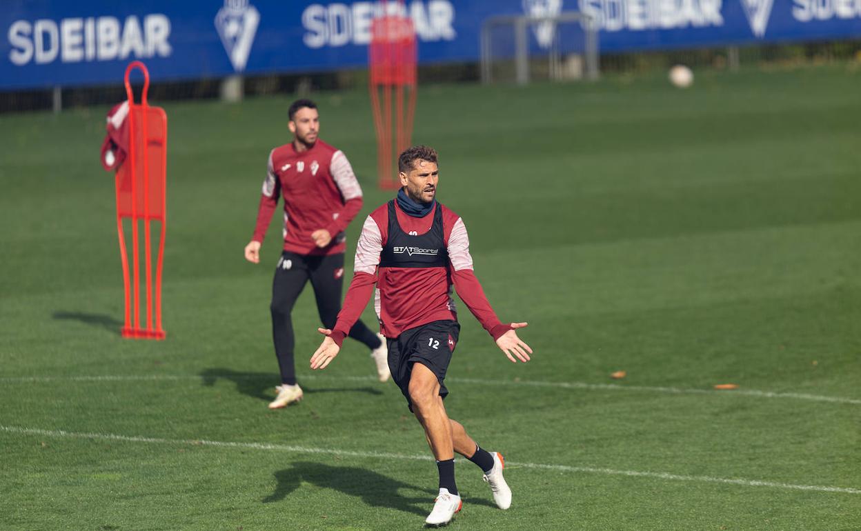 Fernando Llorente, durante un entrenamiento.