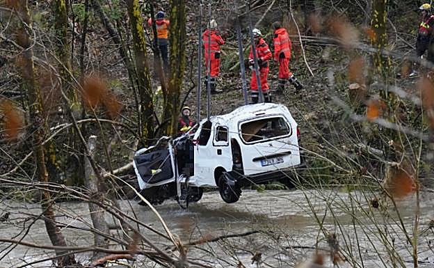 Rescatan del río Bidasoa el cuerpo del vecino de Elizondo