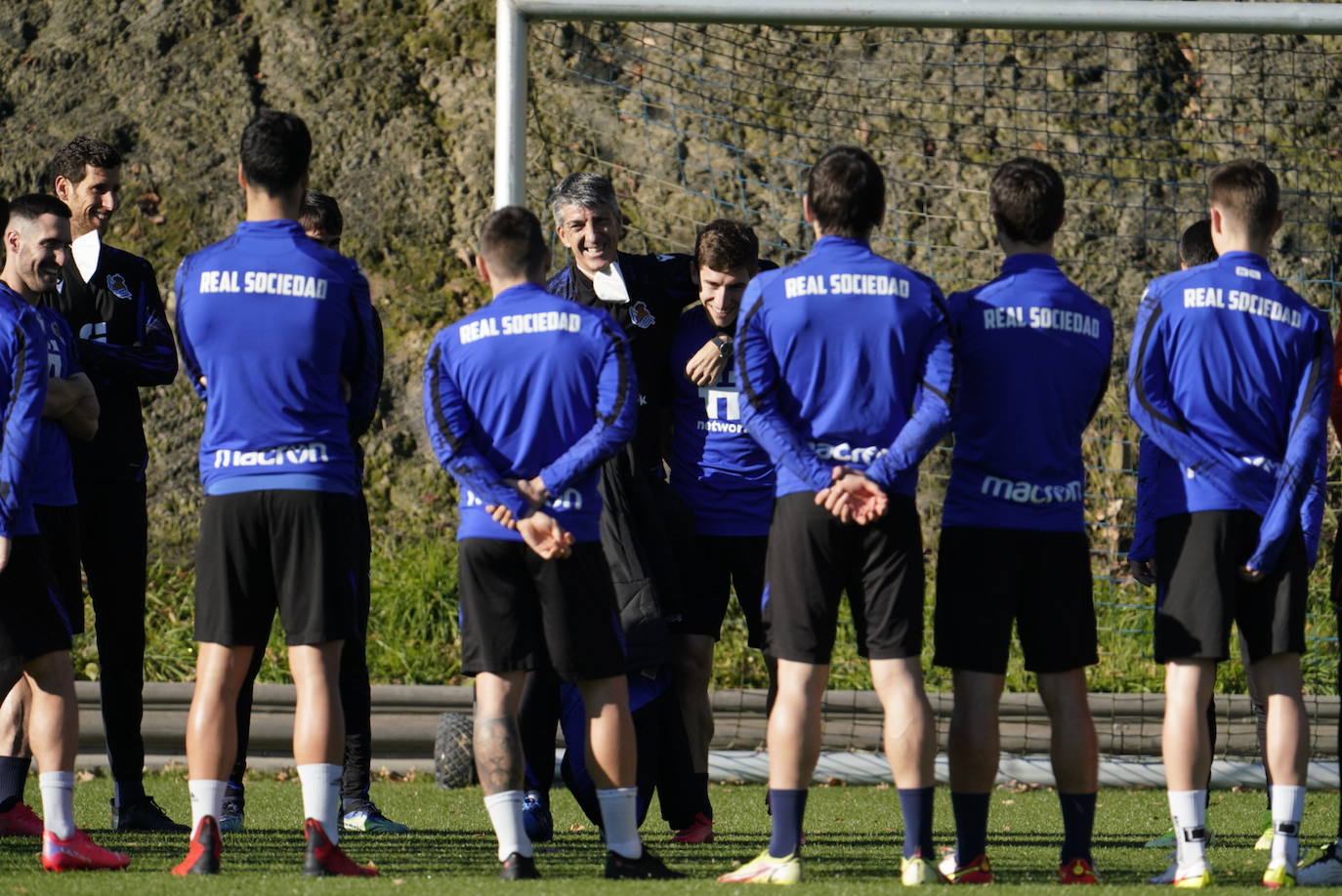 Fotos: Las imágenes del entrenamiento de la Real Sociedad en Zubieta