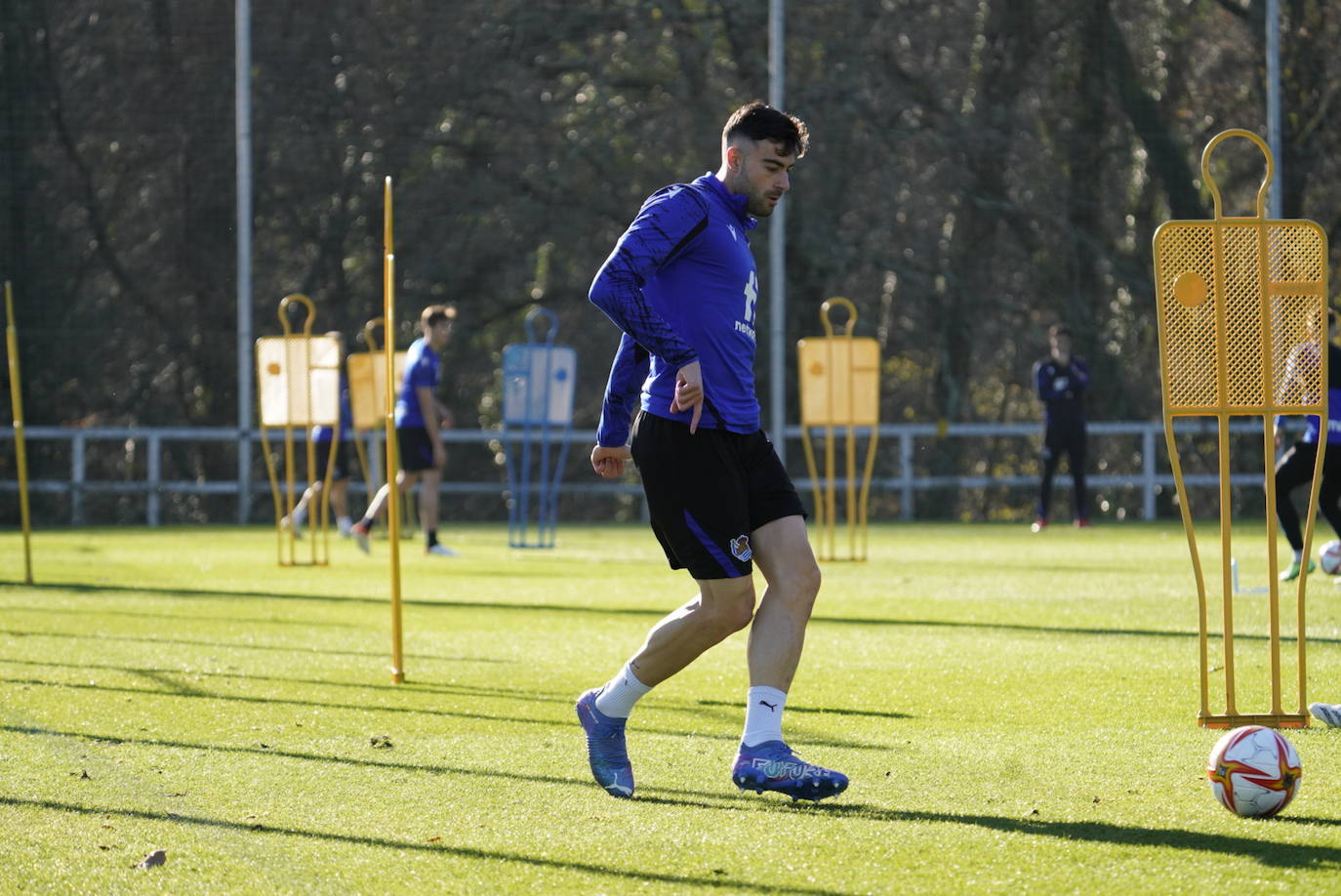 Fotos: Las imágenes del entrenamiento de la Real Sociedad en Zubieta