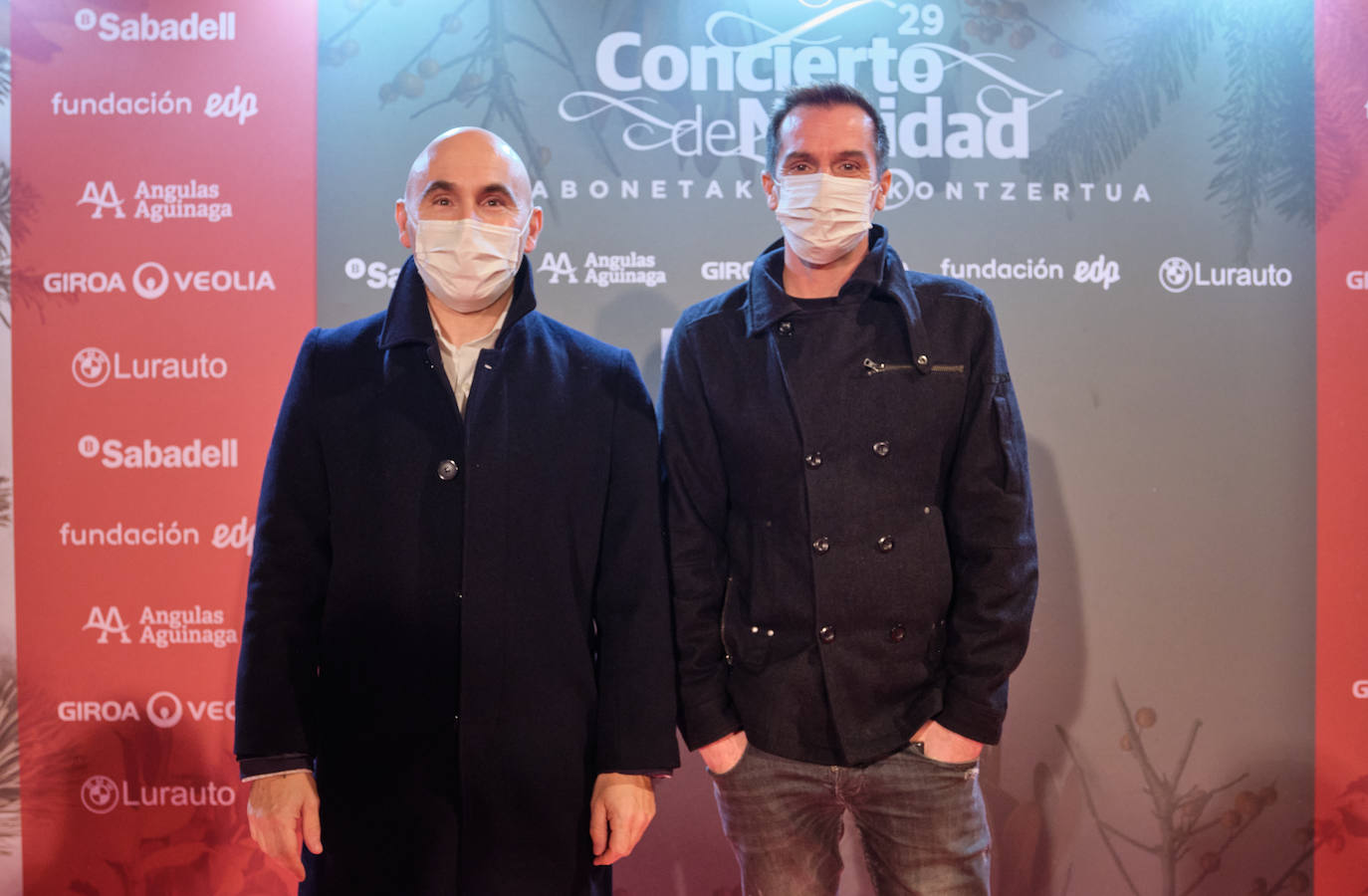 Peio Garciandia, director de presencia externa e institucional de Orona y su compañero Iñaki Jauregui.