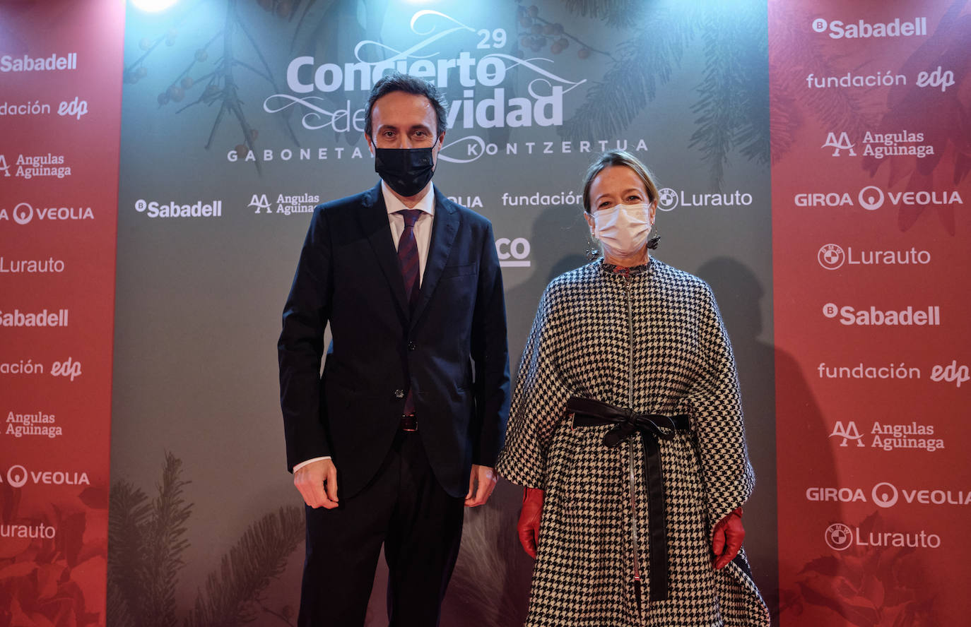 Jabier Larrañaga, diputado foral de Promoción Económica, Turismo y Medio Rural, y Eider Mendoza, diputada de Gobernanza y portavoz.