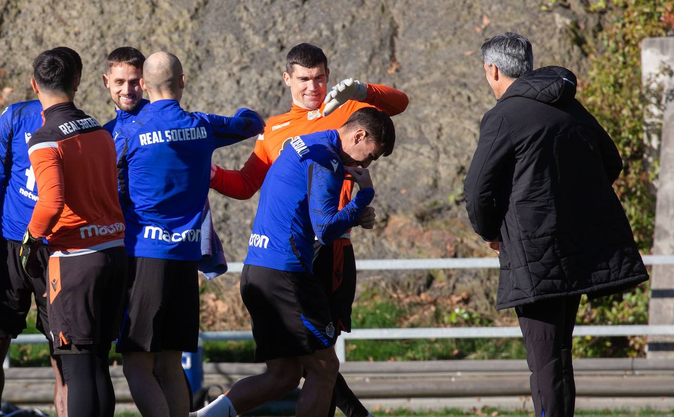 Fotos: Las imágenes del entrenamiento de la Real Sociedad