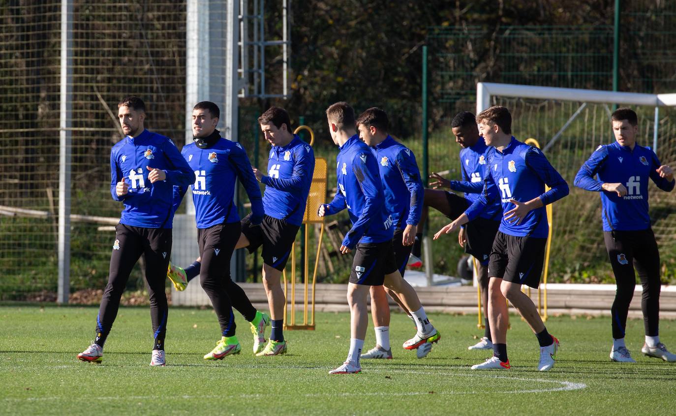 Fotos: Las imágenes del entrenamiento de la Real Sociedad