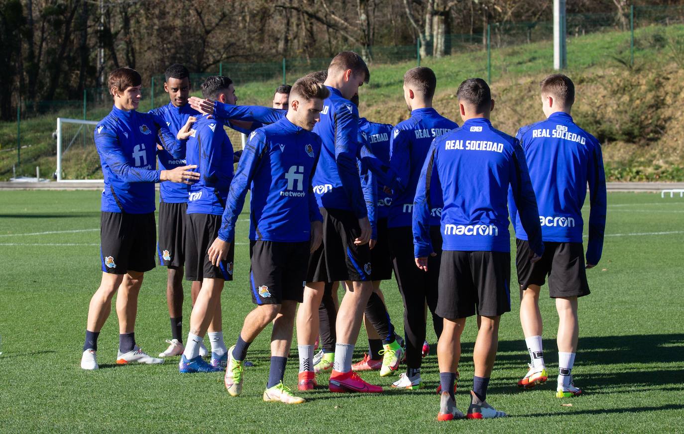 Fotos: Las imágenes del entrenamiento de la Real Sociedad