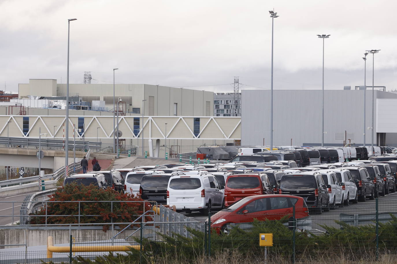 Imagen de la fábrica de Mercedes en Vitoria. 