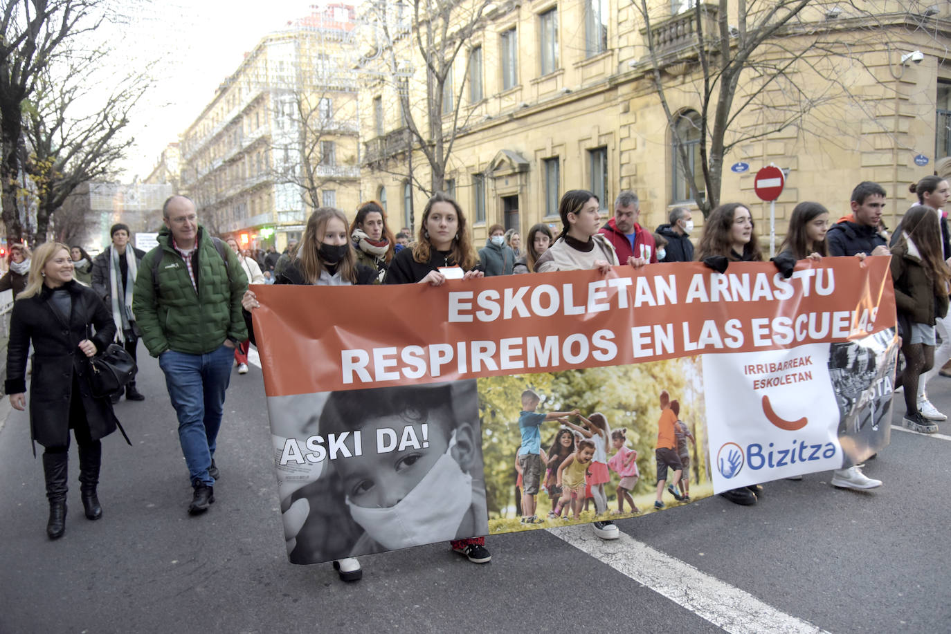 Fotos: Manifestación en contra del pasaporte sanitario