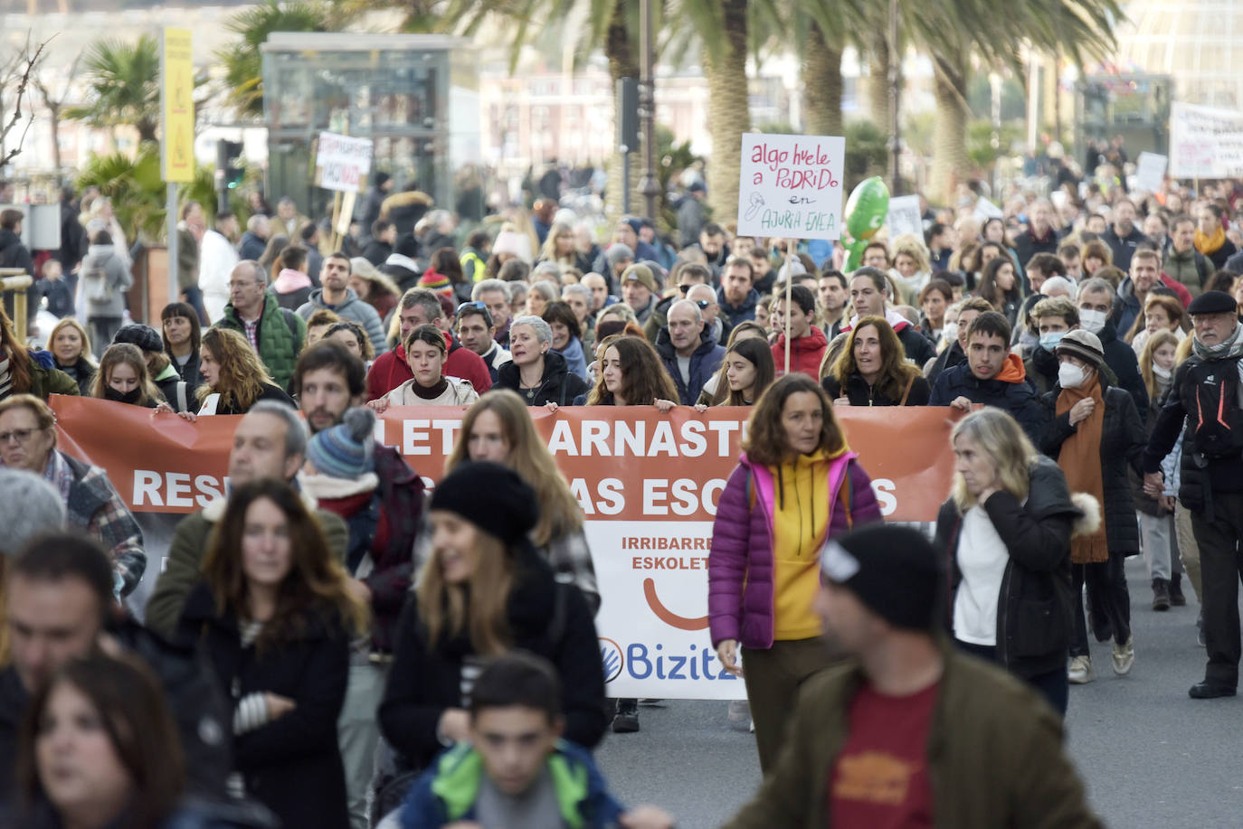 Fotos: Manifestación en contra del pasaporte sanitario