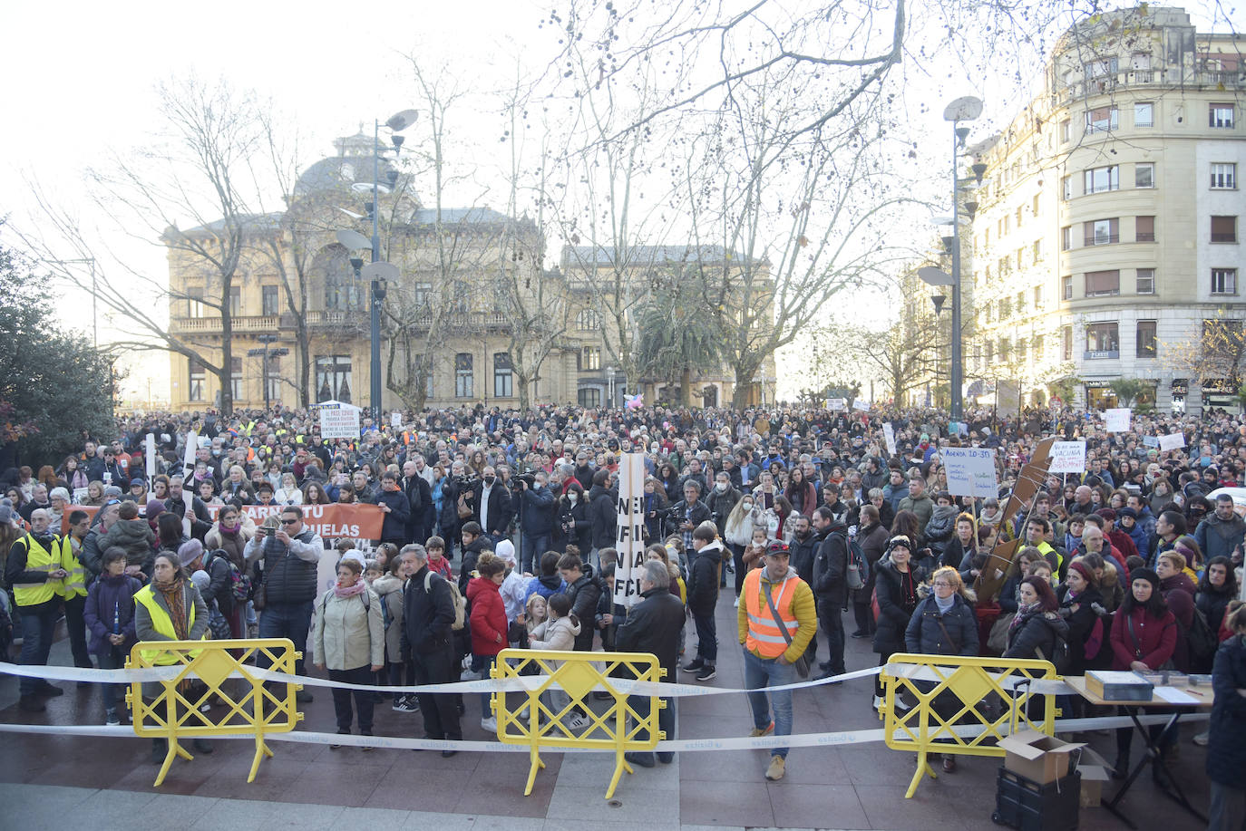 Fotos: Manifestación en contra del pasaporte sanitario