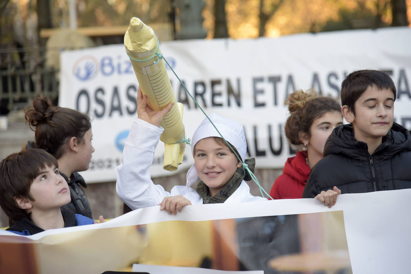 Fotos: Manifestación en contra del pasaporte sanitario