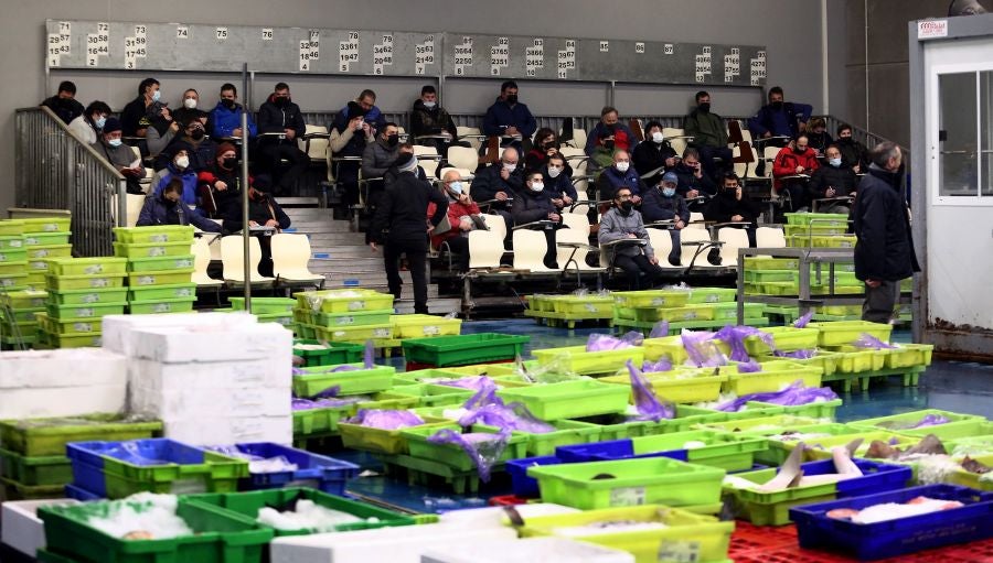 Fotos: Las dudas llegan a la lonja de pescado