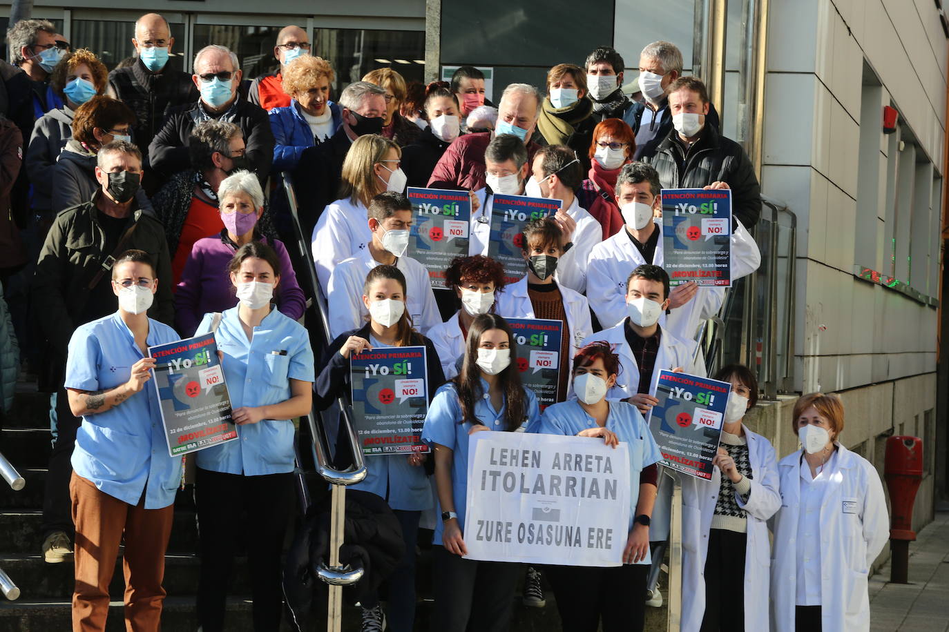 Fotos: Protesta en la Atención Primaria