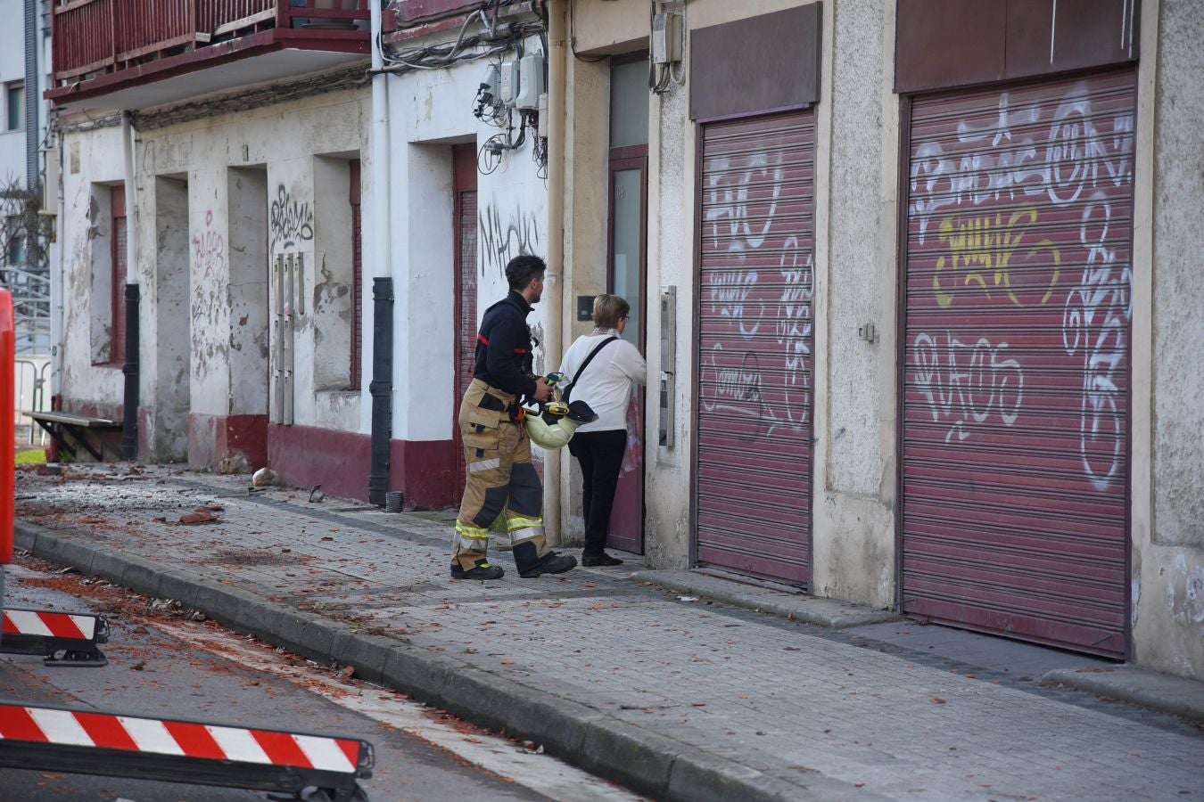 Fotos: Un incendio calcina una vivienda en Hernani