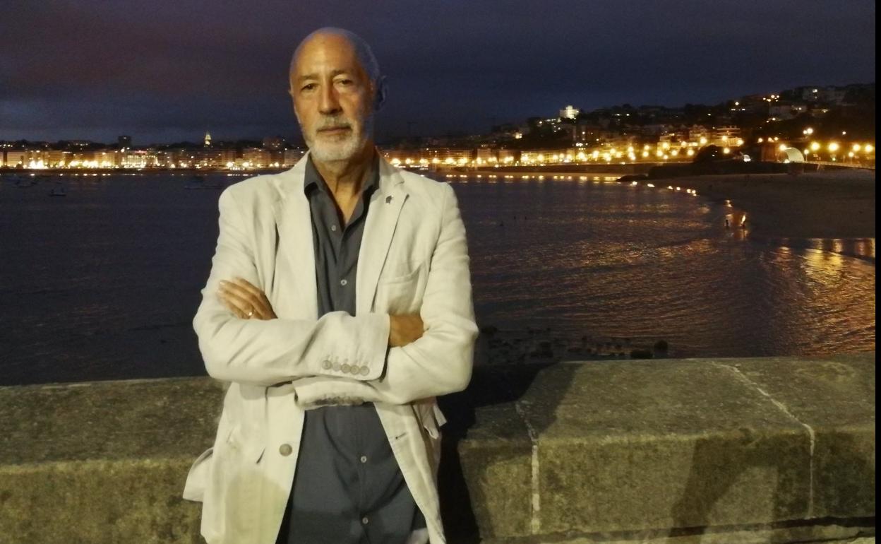 Paco March, en su última visita a San Sebastián. 
