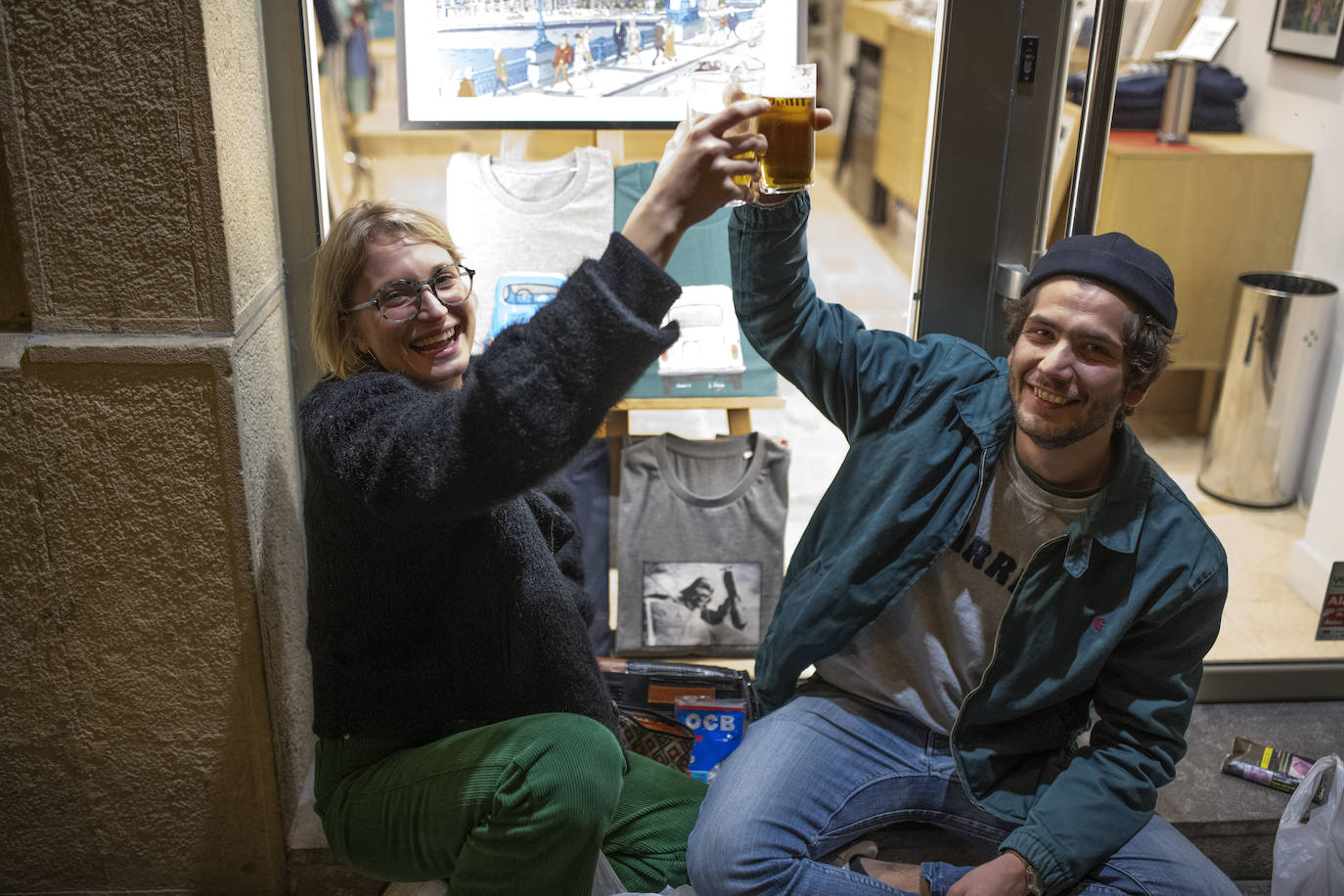 Fotos: Fin de Año en la calles de Gipuzkoa