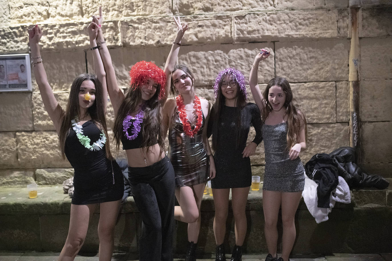 Fotos: Fin de Año en la calles de Gipuzkoa